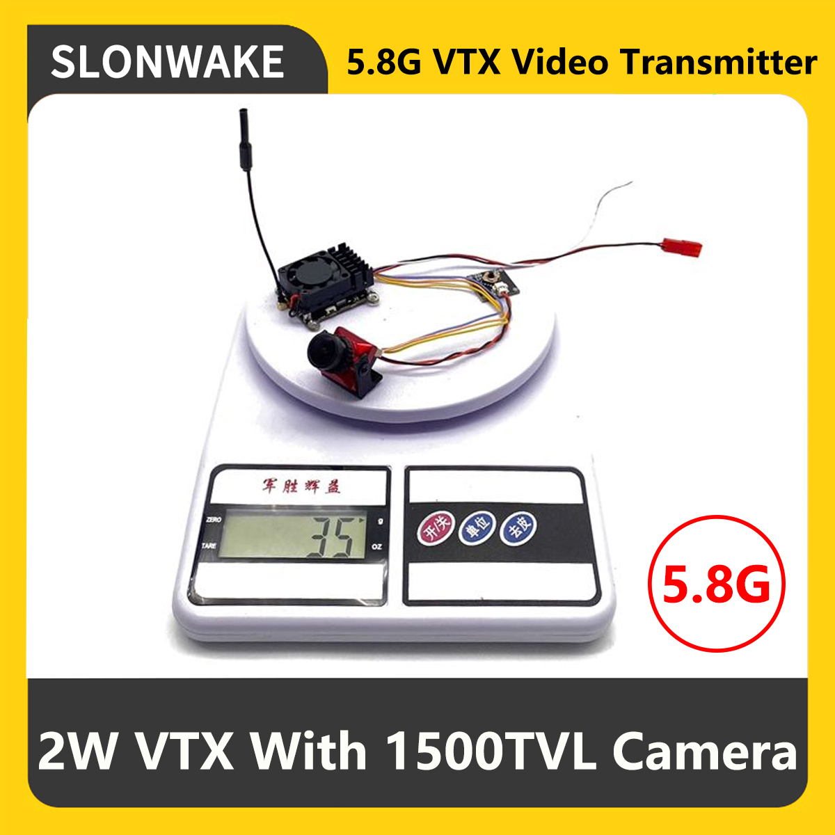 SLONWAKE 5.8G 2000mW FPV VTX Z - Drone Receiver recensie en prijs