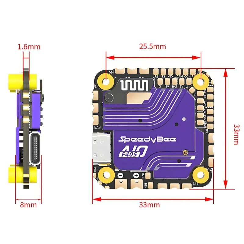 SpeedyBee F405 AIO Flight Cont - Drone Flight Controller recensie en prijs