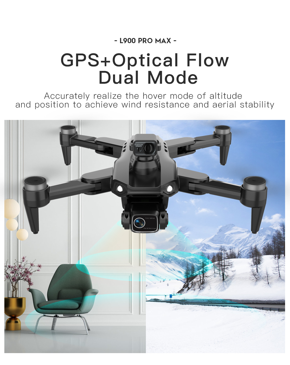 LYZRC L900 PRO MAX Laser obsta - Drone Gps Mount recensie en prijs